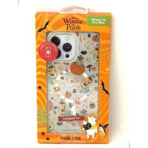 Disney Winnie the Pooh Halloween iPhone 16 Pro Max Case Skinny Dip Glitter NIB